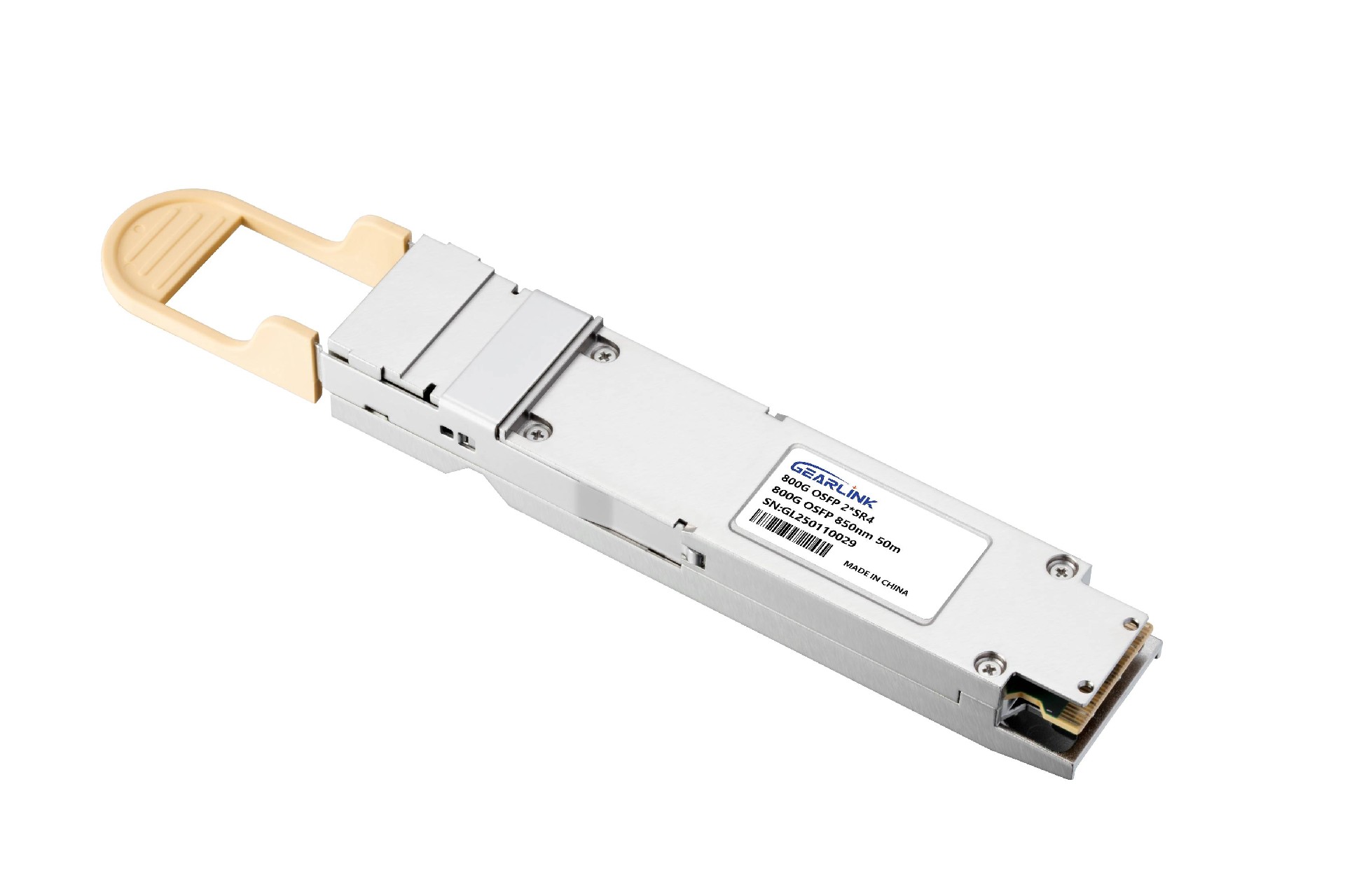 800GBASE 2 x SR4/SR8 OSFP PAM4 850nm 50m DOM Dual MPO-12/APC MMF 光模块